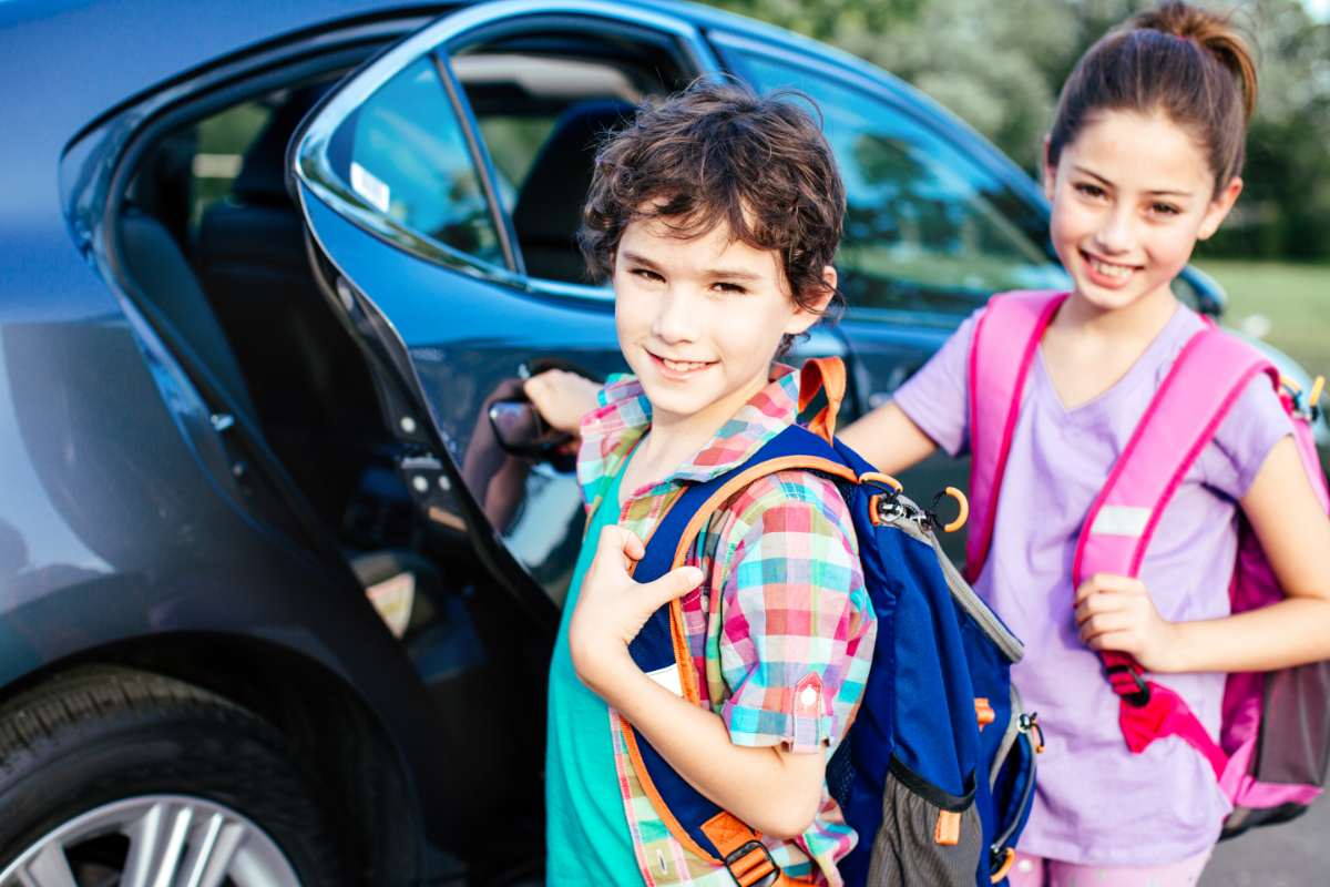 drive safely with children